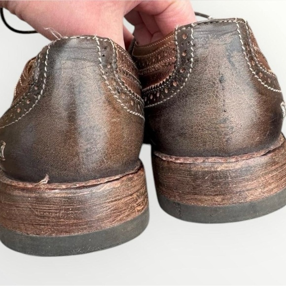 Bed Stu Brown Leather Oxford Wingtips - Picture 6 of 8